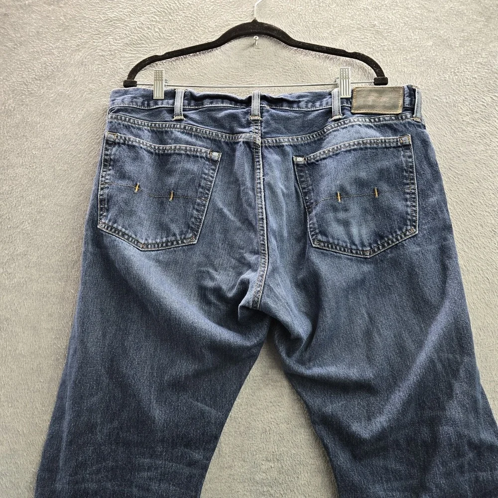 Polo Ralph Lauren Men Jeans 38X30 Blue Whisker Hampton Relaxed‎ Grunge 27